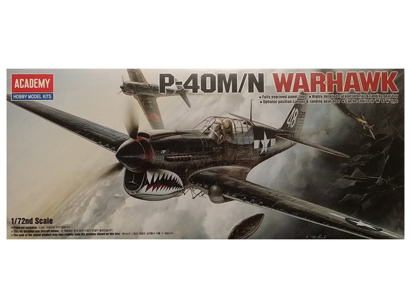 12465 Academy Американский самолёт P-40M/N Warhawk (1:72) #1