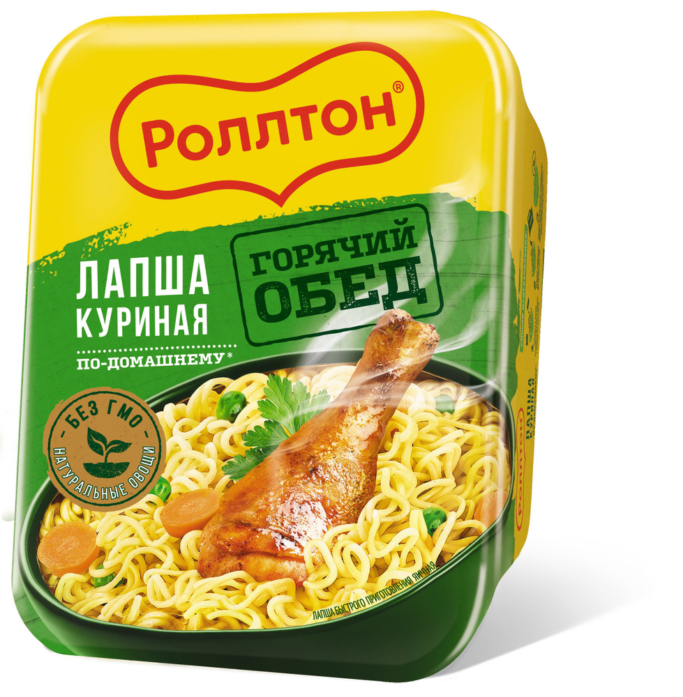 Лапша Роллтон по-домашнему с курицей быстрого приготовления 90 г  #1