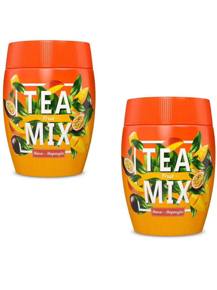 Чай TEAMIX Манго-Маракуйя,(С натуральным соком, растворимый, гранулированный), 2 шт по 300г  #1