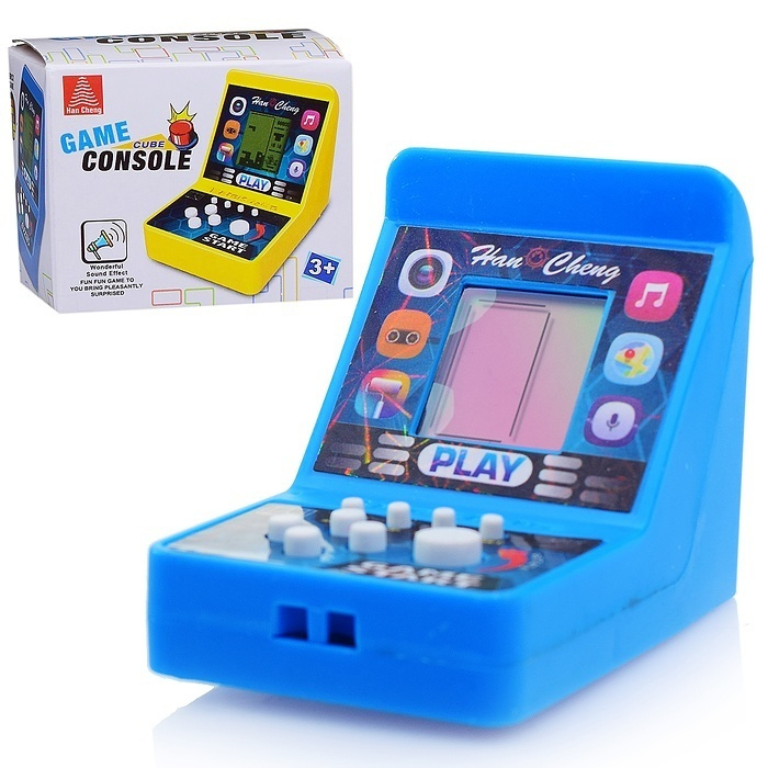 Электронная игра Oubaoloon Тетрис, голубой, в коробке (HC-9070) #1