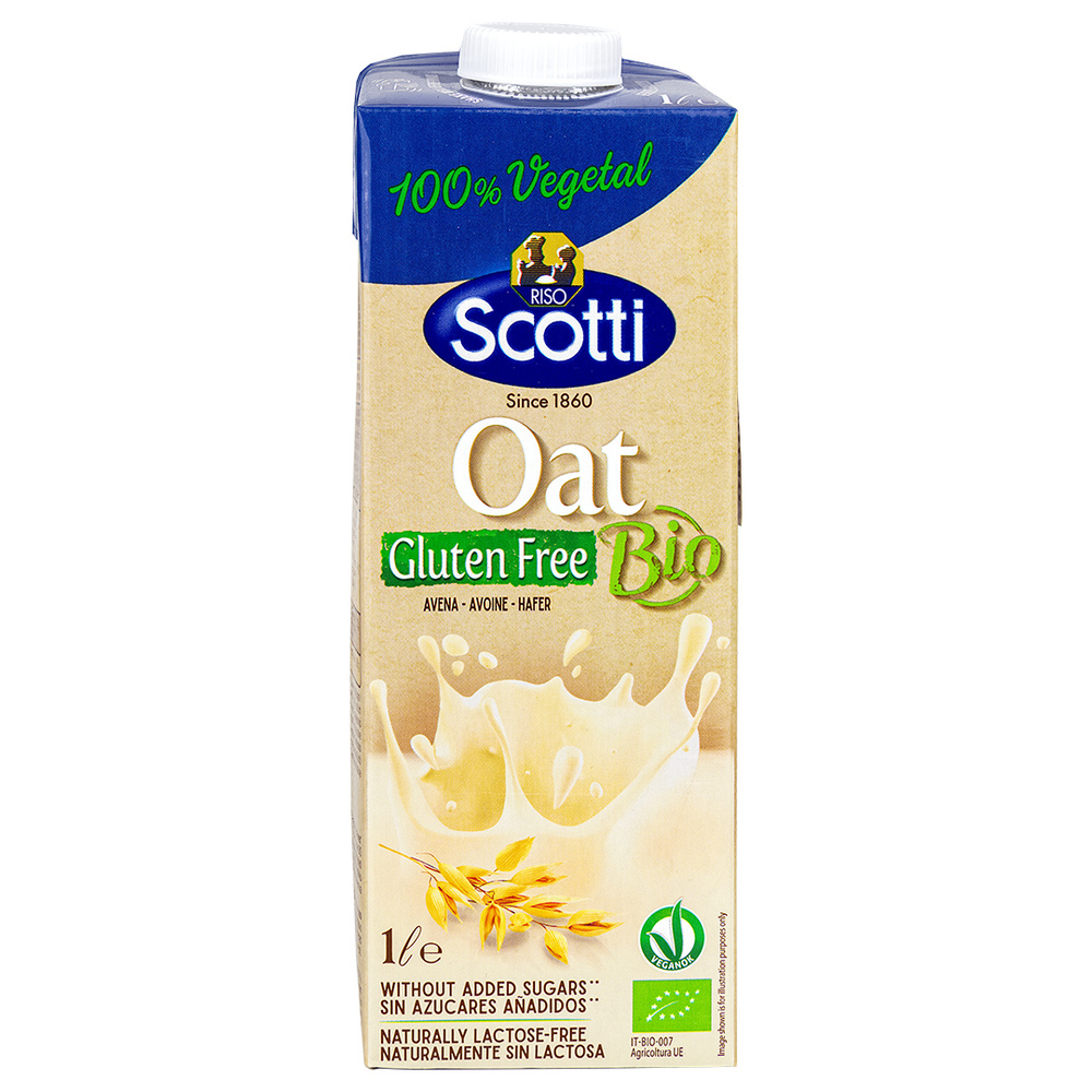 Овсяный напиток Riso Scotti Oat без глютена Bio Vegan 1,4%, 1л #1