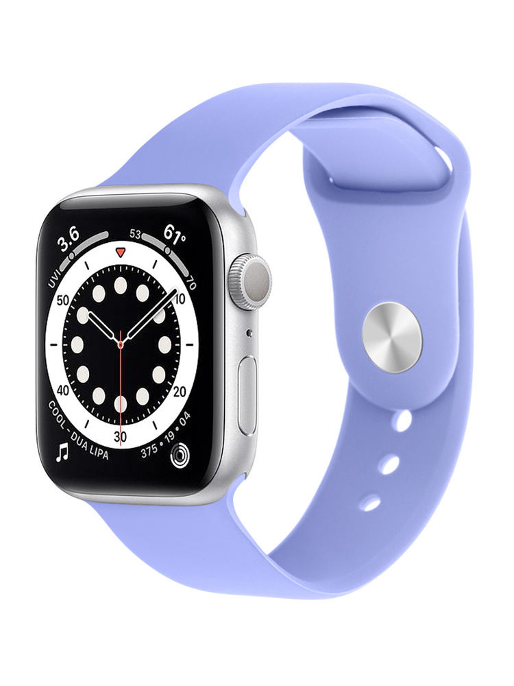 Силиконовый ремешок для Apple Watch 38 мм/40/41 mm, размер SM series 1 2 3 4 5 6 7 8 9/SE/SE 2022 (для #1