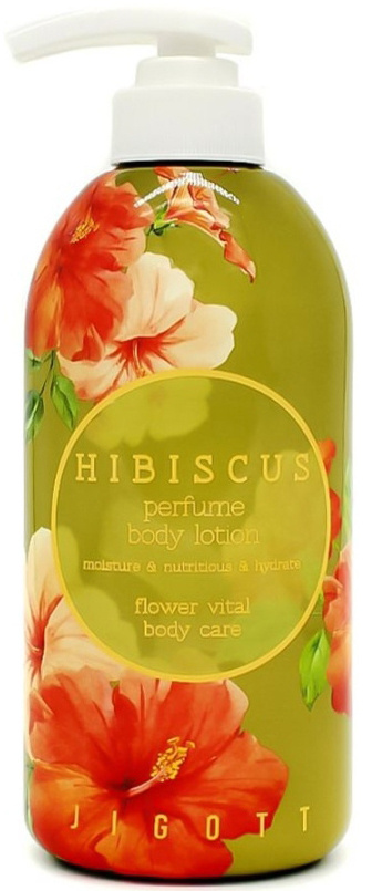 Jigott Лосьон для тела с экстрактом гибискуса Hibiscus Perfume Body Lotion, 500 мл  #1