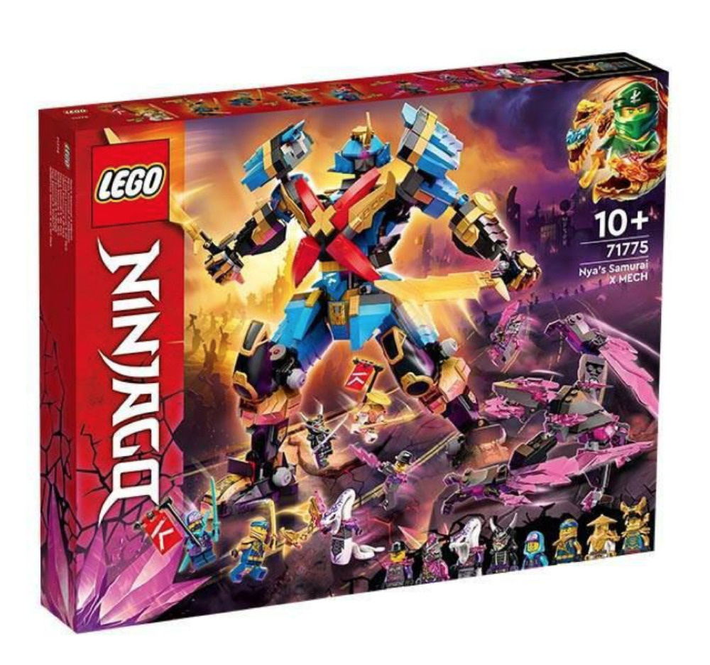 Лего NINJAGO серия, LEGO Конструктор, лего 71775 Nyas Samurai X MECH,  Конструктор lego для мальчиков и девочки