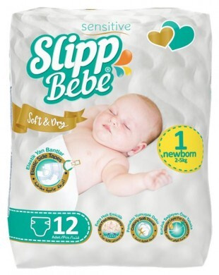 SLIPP BEBE 1 NEW BORN Детские подгузники 2-5 кг 12 шт #1