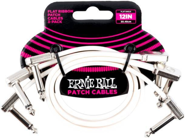 Ernie Ball Аудиокабель, 0.3 м, белый #1