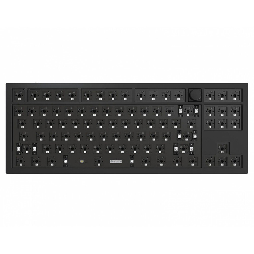 База для механической клавиатуры Keychron QMK Q3, TKL, ANSI Knob, RGB, Barebone Black (Q3B1)  #1