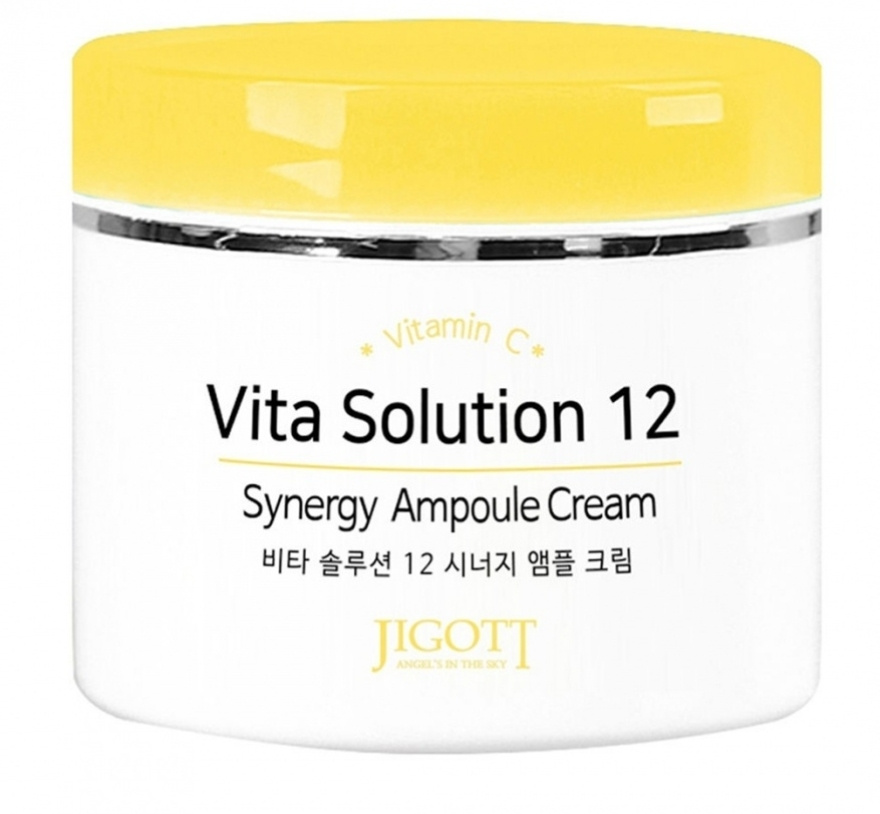 Jigott Vita Solution 12 Synergy Ampoule Cream Ампульный крем для лица #1