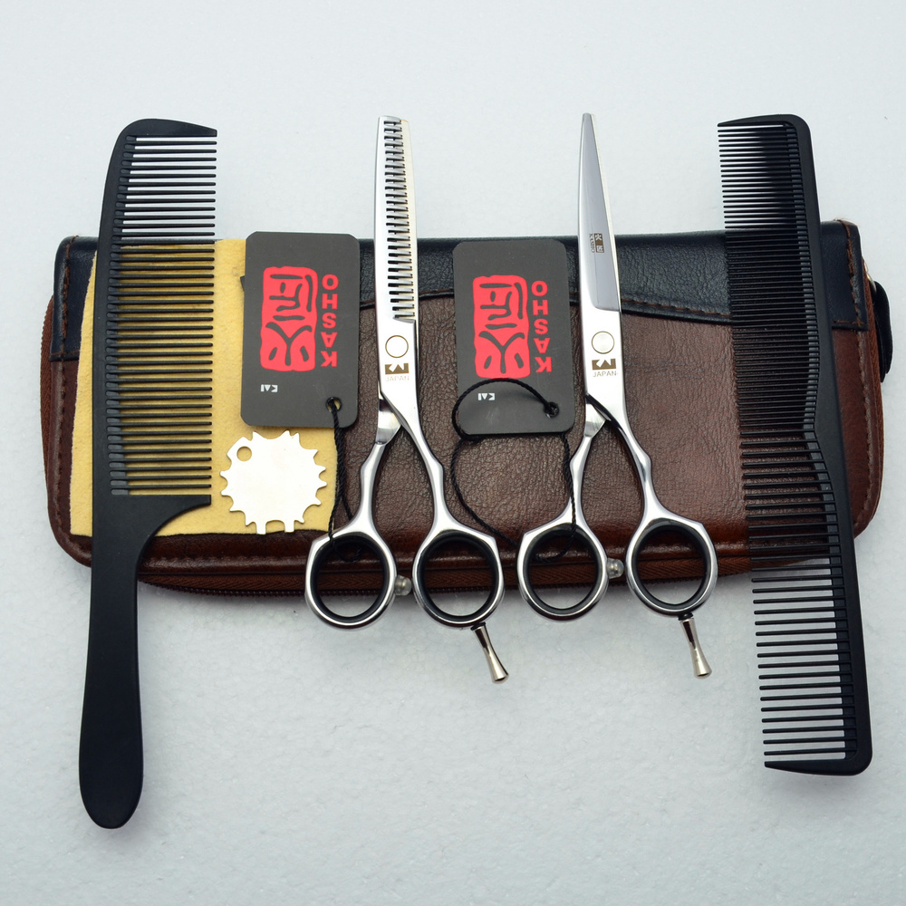 Набор Японских профессиональных парикмахерских ножниц для филировки и стрижки волос. Размер 5.5  #1