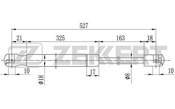 Zekkert Упор багажника, арт. gf2090 #1