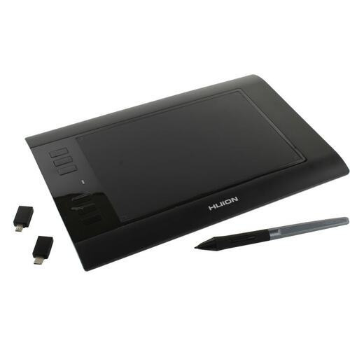 Huion Графический планшет HS95, формат A5, черный #1