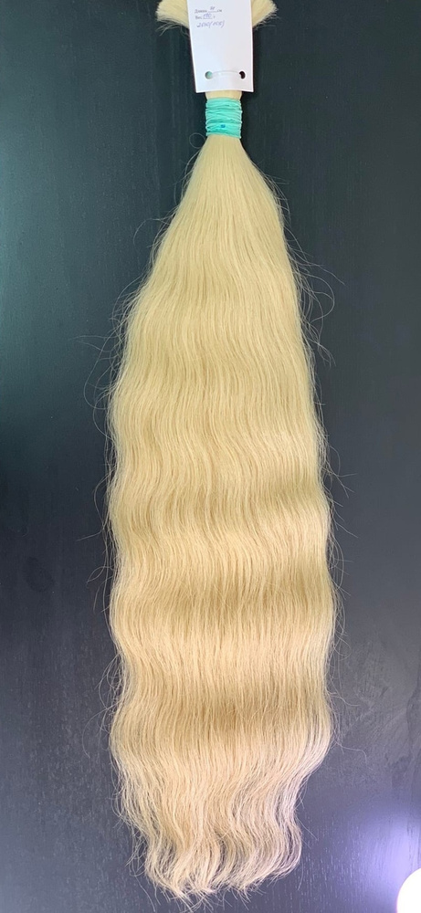 Славянские волосы в срезе люкс 71 см 180 г тон 22 теплый блонд  #1