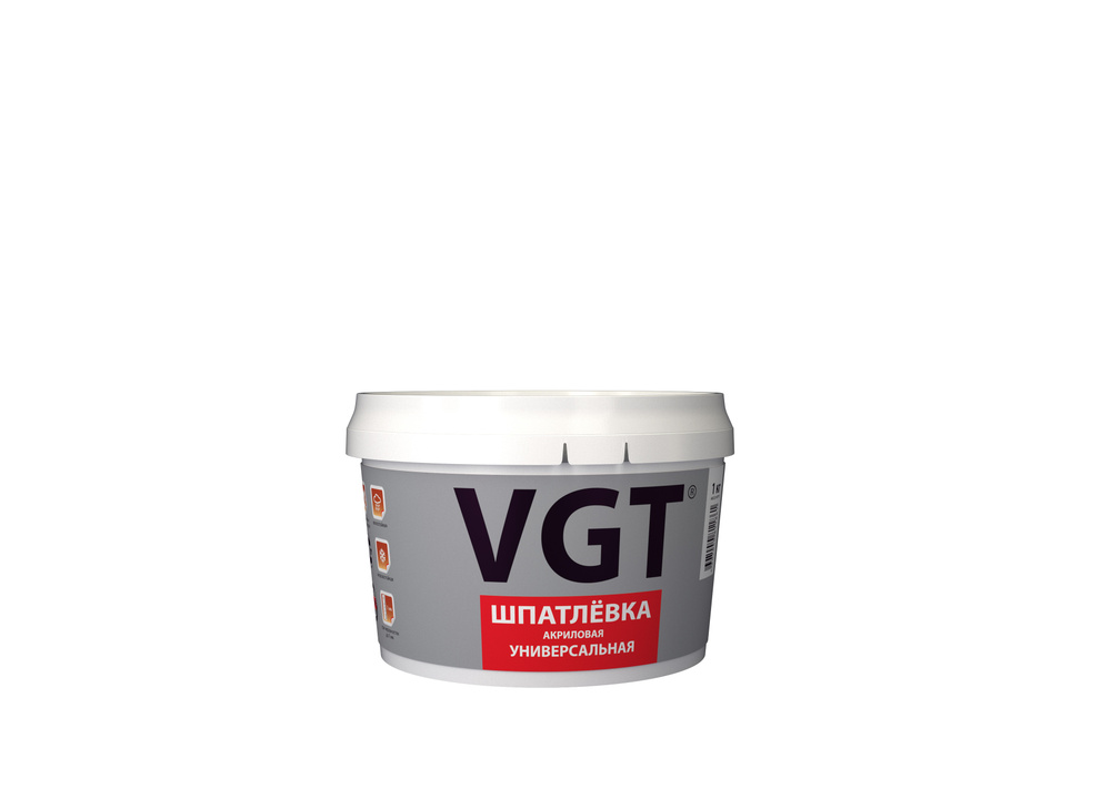 VGT Шпатлёвка универсальная для нар/внутр работ (влагостойкая) 1 кг  #1