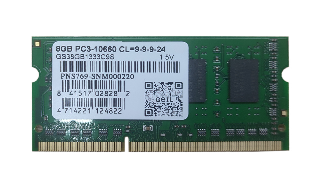 GeIL Оперативная память 8 ГБ DDR3 1333 МГц CL11 (GS38GB1333C9S) 1x8 ГБ (GS38GB1333C9S)  #1