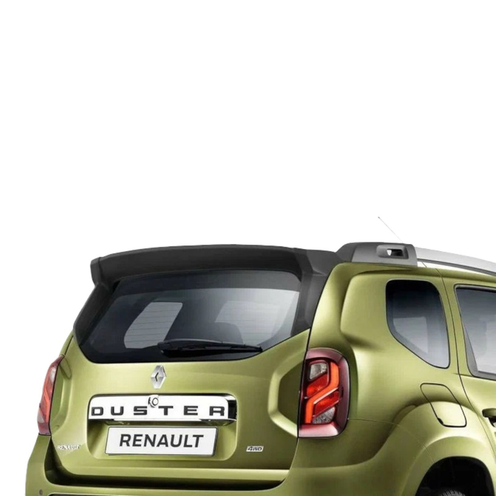 Спойлер "Чистое стекло" для Рено Дастер 2011-2020 (неокрашенный) Renault Duster / Рено Дустер  #1