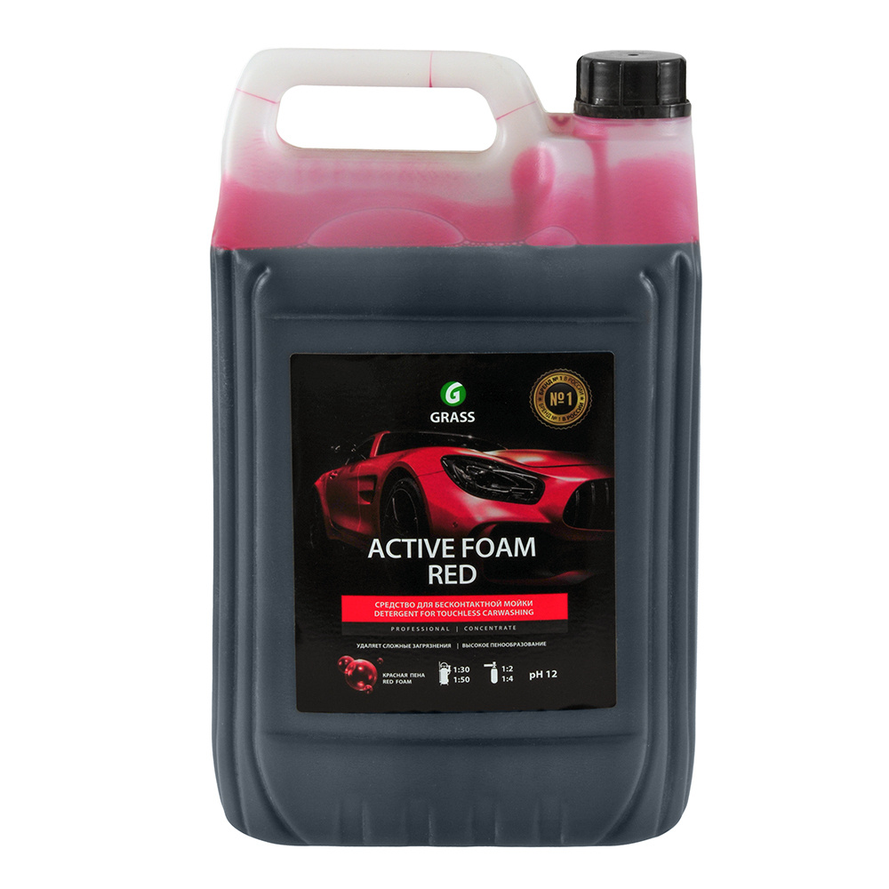 Автошампунь GRASS ACTIVE FOAM RED 5,8 кг 800002 #1