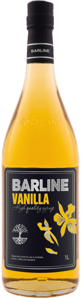 Сироп Barline Ваниль (Vanilla), 1 л, для кофе, чая, коктейлей и десертов, пластиковая бутылка, Барлайн #1