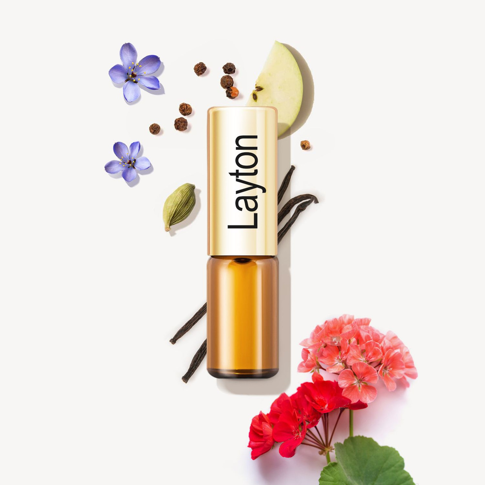La Parfum Galleria Layton масляные духи во флаконе миниатюре с ароматом ванили, яблока и жасмина. 3 мл. #1