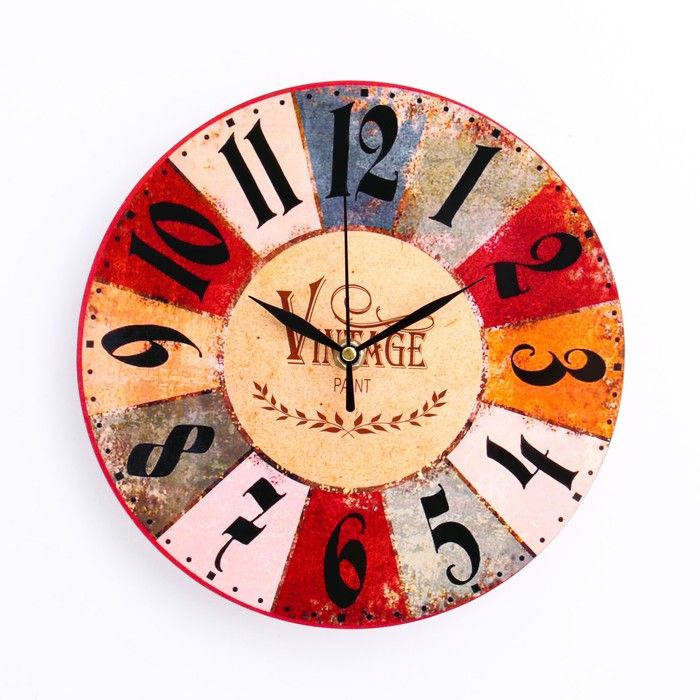 Часы настенные "Сицилия", плавный xод, 23,5 x 23,5 см #1