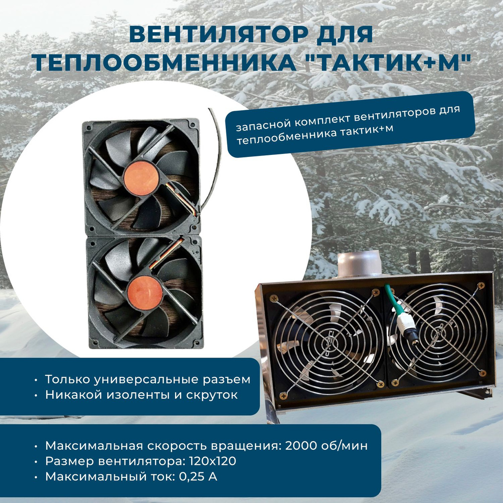 Вентиляторы для теплообменника "Тактик+М", "TECHNO DRIVE" #1