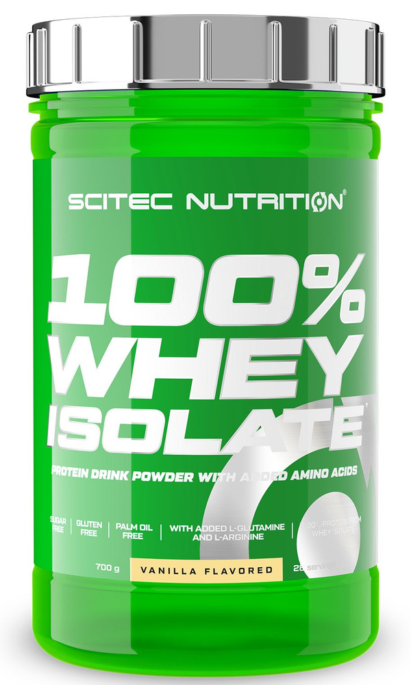 Протеин сывороточный изолят Scitec Nutrition 100% Whey Isolate 700 г ваниль  #1