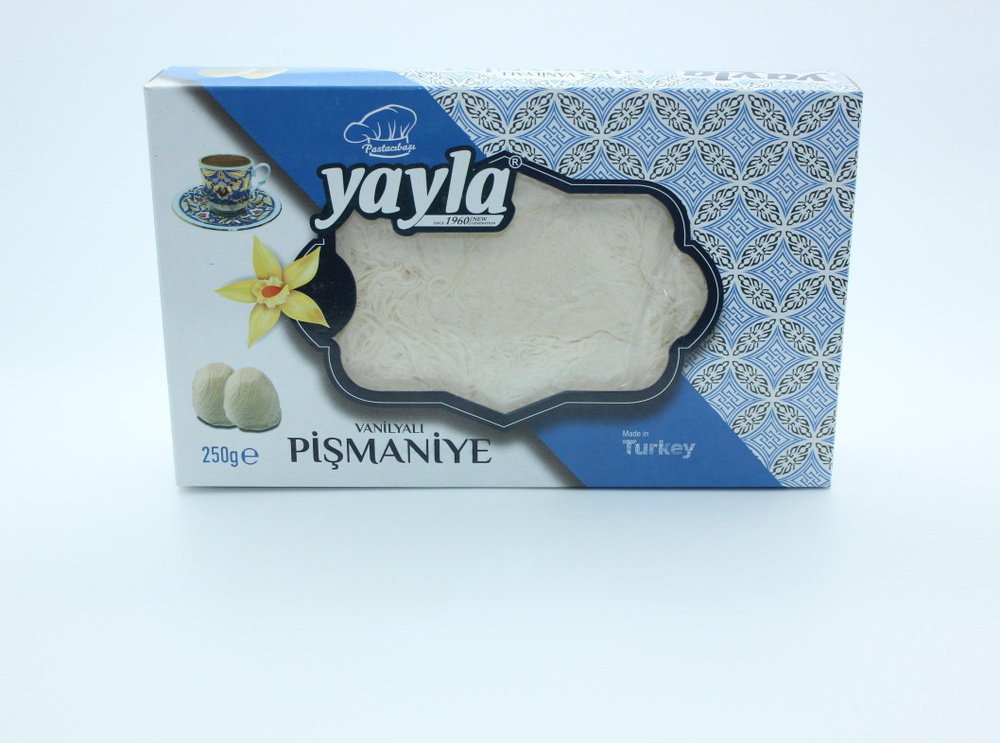 Yayla Пишмание. халва нитевидная. пашмак сладкая, сахарная вата, со вкусом ванили 250 гр., Турция  #1