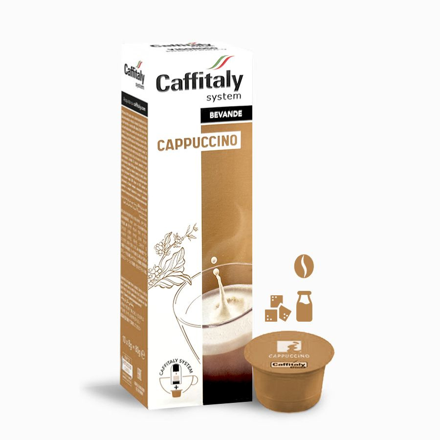 Кофейный напиток в капсулах Caffitaly System Ecaffe Cappuccino, 10 капсул, для Paulig, Luna S32, Maia #1