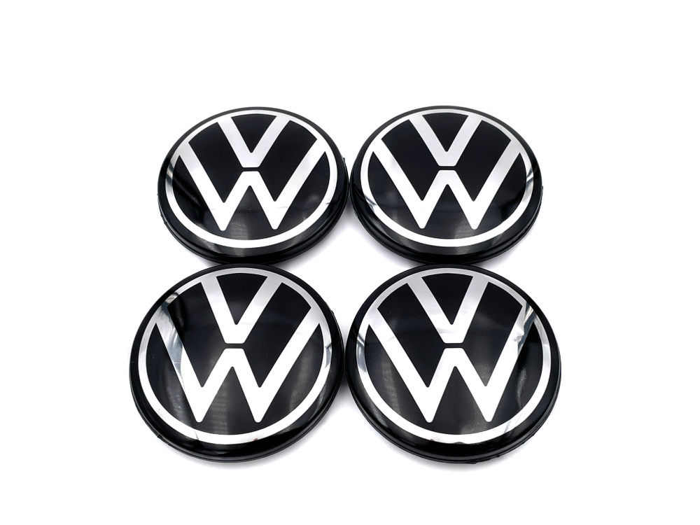 Комплект колпачков на литой диск Volkswagen 66 мм (66/56/7) 4шт. #1