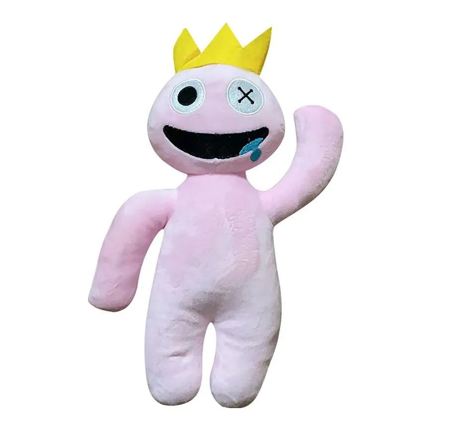 Плюшевая мягкая игрушка Роблокс 30 см / Радужные друзья / Roblox розового цвета для детей  #1