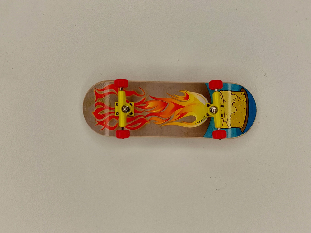 Anti-Once / СкейтГо / Фингерборд, профессиональный fingerboard Anti-Once Deck 32 mm, пальчиковый скейтборд #1