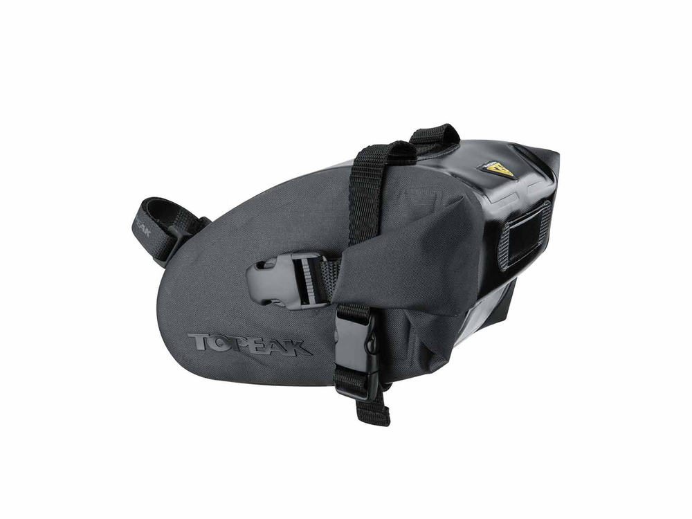 Велосумка под седло Topeak Wedge DryBag Medium крепление Strap Mount на липучке черная TT9818B  #1