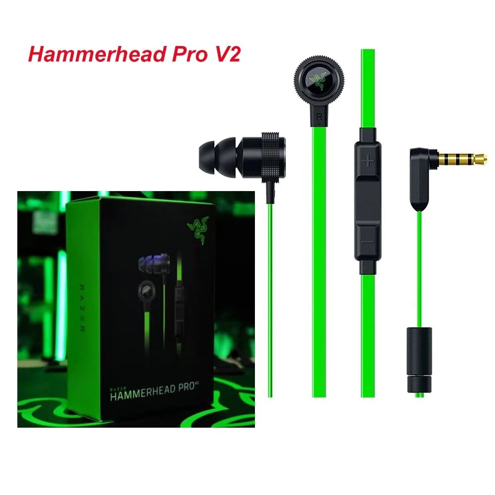 Наушники-вкладыши Razer Hammerhead Pro V2 с игровым микрофоном #1