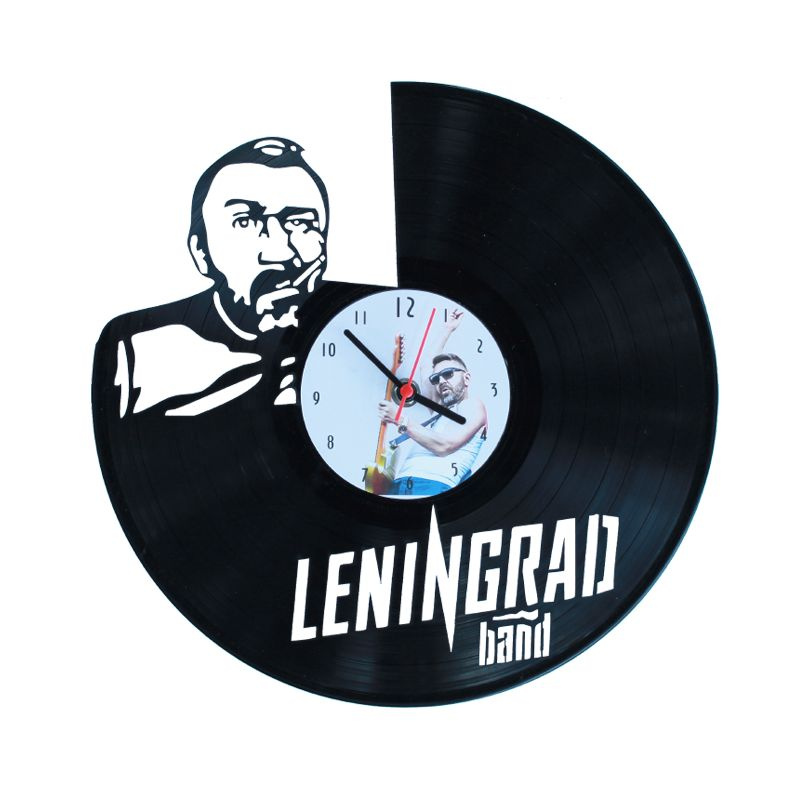 Часы виниловая грампластинка Ленинград #1