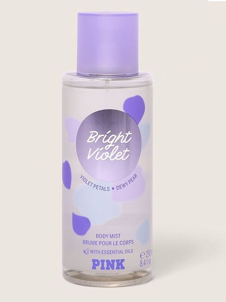 Victoria's Secret PINK спрей мист для тела Bright Violet Fragrance Body Mist 250 ml #1