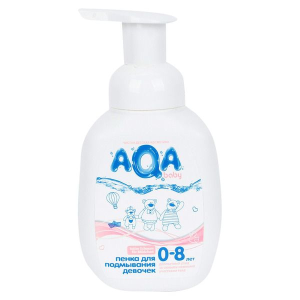 Пенка Aqa Baby для подмывания для девочек с 0 до 8 лет 250 мл #1