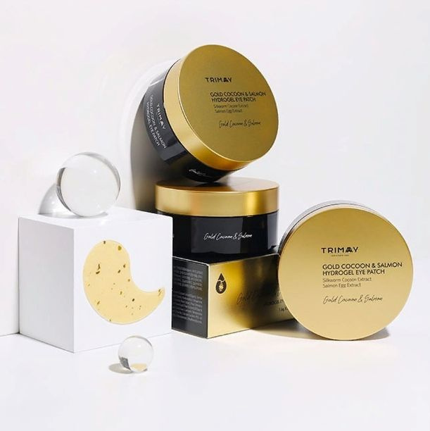 Trimay Gold Cocoon & Salmon Hydrogel Eye Patch Патчи для век с