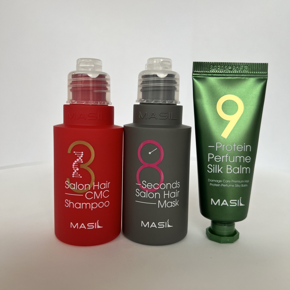 Masil Набор для восстановления волос Masil Salon Hair Set, шампунь+маска+бальзам  #1