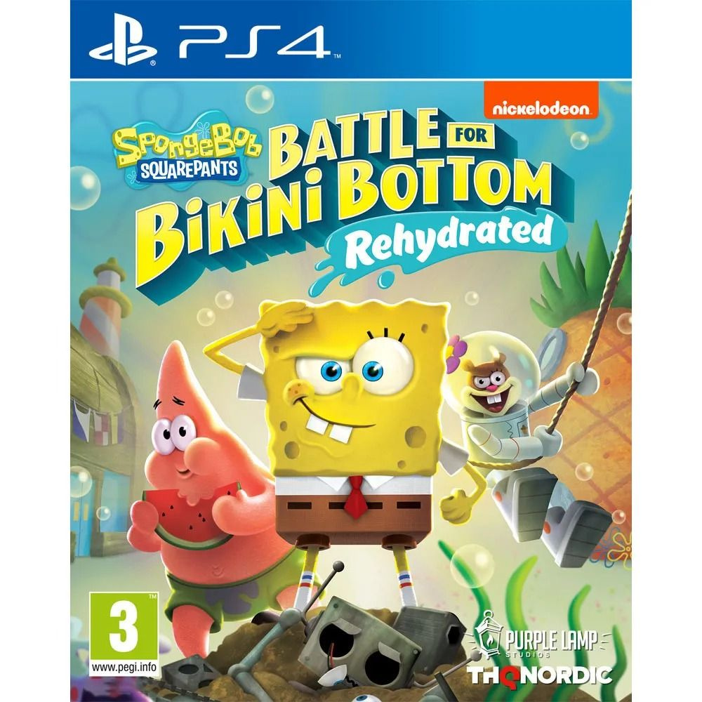 Игра PS4 SpongeBob SquarePants Battle For Bikini Bottom Rehydrated Губка Боб Квадратные Штаны: Битва #1