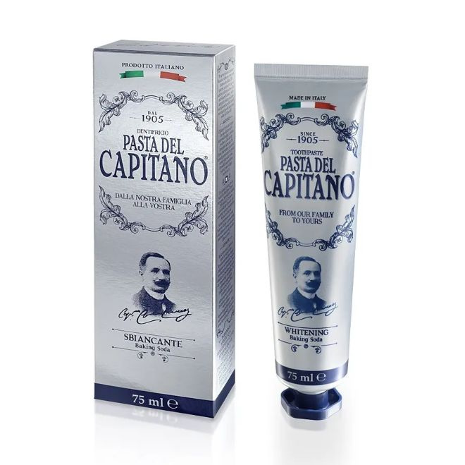 Pasta del Capitano Зубная паста 1905 Baking Soda / 1905 Для деликатного отбеливания с содой 75 мл  #1