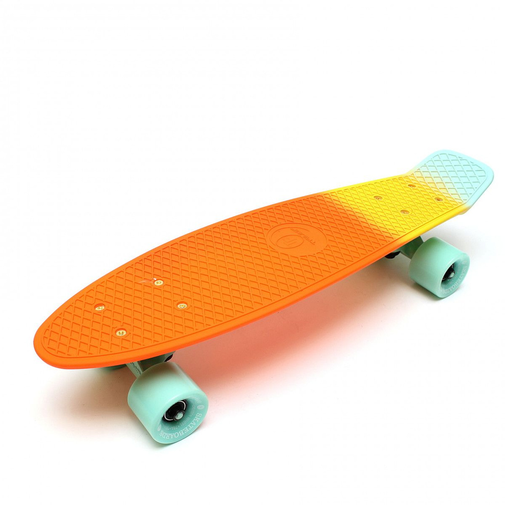 Triumf Active Скейтборд пластиковый пенни борд TLS-401M Sunset, для детей, подростков и взрослых, подшипники #1
