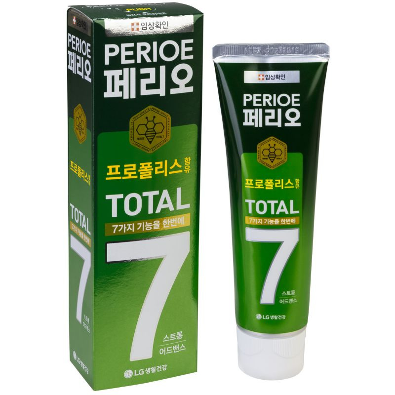 LG Зубная паста комплексного действия Perioe Total 7 Strong, 120 гр #1
