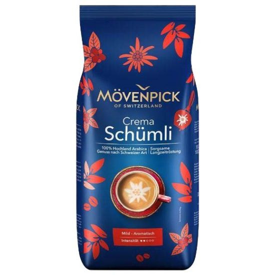 Кофе в зернах Movenpick Crema Schumli 1 кг (Мовенпик Крема Шумли) #1