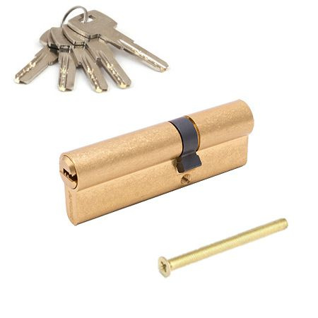 Цилиндр для замка для металлических дверей (ключ/ключ), латунь  #1
