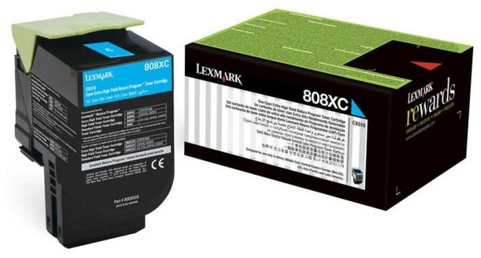 Lexmark Картридж, оригинал, Голубой (cyan), 1 шт #1