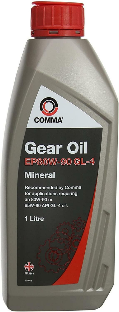 Трансмиссионное масло Comma EP80W-90 GL-4 1л.  #1