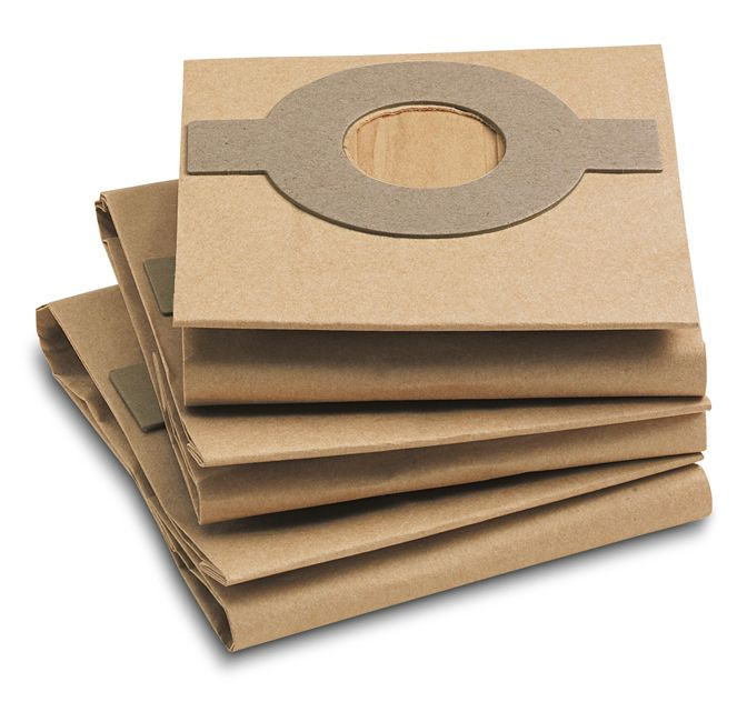 Фильтр-мешки, 3 шт, бумажные для полотера FP Karcher  6.904-128  #1