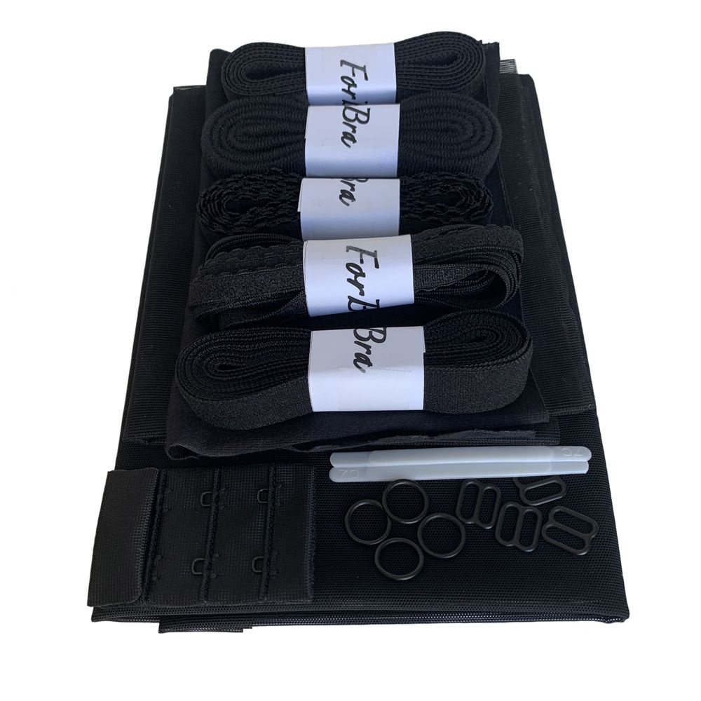 Набор для пошива нижнего белья, эластичная сетка, чёрный  #1