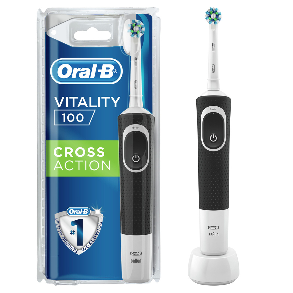 Oral-B Электрическая зубная щетка D100.413.1, черный #1