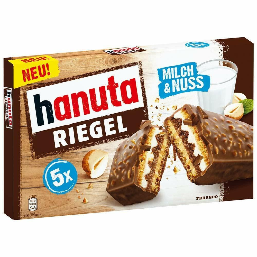 Нежнейшие вафли Ferrero Hanuta Riegel 170g #1
