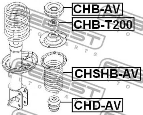 SAFEBEST Амортизатор подвески, арт. CHBT200 #1